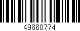 Código de barras (EAN, GTIN, SKU, ISBN): '49660774'