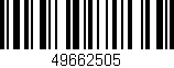 Código de barras (EAN, GTIN, SKU, ISBN): '49662505'
