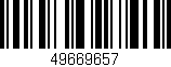 Código de barras (EAN, GTIN, SKU, ISBN): '49669657'
