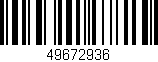 Código de barras (EAN, GTIN, SKU, ISBN): '49672936'