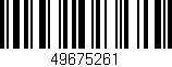 Código de barras (EAN, GTIN, SKU, ISBN): '49675261'