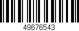 Código de barras (EAN, GTIN, SKU, ISBN): '49676543'