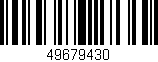 Código de barras (EAN, GTIN, SKU, ISBN): '49679430'