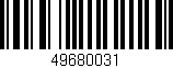 Código de barras (EAN, GTIN, SKU, ISBN): '49680031'