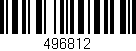 Código de barras (EAN, GTIN, SKU, ISBN): '496812'