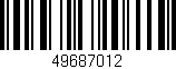 Código de barras (EAN, GTIN, SKU, ISBN): '49687012'