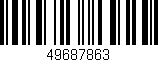 Código de barras (EAN, GTIN, SKU, ISBN): '49687863'