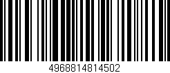 Código de barras (EAN, GTIN, SKU, ISBN): '4968814814502'