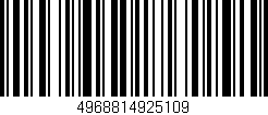 Código de barras (EAN, GTIN, SKU, ISBN): '4968814925109'
