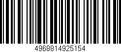 Código de barras (EAN, GTIN, SKU, ISBN): '4968814925154'
