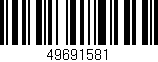 Código de barras (EAN, GTIN, SKU, ISBN): '49691581'