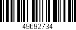 Código de barras (EAN, GTIN, SKU, ISBN): '49692734'