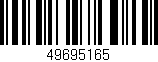 Código de barras (EAN, GTIN, SKU, ISBN): '49695165'