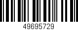 Código de barras (EAN, GTIN, SKU, ISBN): '49695729'