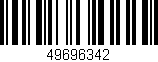 Código de barras (EAN, GTIN, SKU, ISBN): '49696342'