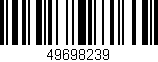 Código de barras (EAN, GTIN, SKU, ISBN): '49698239'