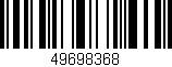 Código de barras (EAN, GTIN, SKU, ISBN): '49698368'