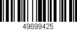 Código de barras (EAN, GTIN, SKU, ISBN): '49699425'