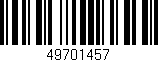 Código de barras (EAN, GTIN, SKU, ISBN): '49701457'