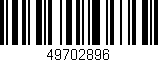 Código de barras (EAN, GTIN, SKU, ISBN): '49702896'