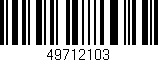 Código de barras (EAN, GTIN, SKU, ISBN): '49712103'