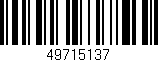 Código de barras (EAN, GTIN, SKU, ISBN): '49715137'