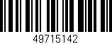 Código de barras (EAN, GTIN, SKU, ISBN): '49715142'