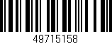 Código de barras (EAN, GTIN, SKU, ISBN): '49715158'
