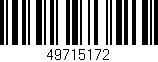 Código de barras (EAN, GTIN, SKU, ISBN): '49715172'