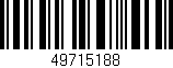 Código de barras (EAN, GTIN, SKU, ISBN): '49715188'