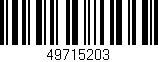 Código de barras (EAN, GTIN, SKU, ISBN): '49715203'