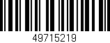 Código de barras (EAN, GTIN, SKU, ISBN): '49715219'