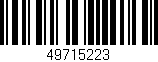 Código de barras (EAN, GTIN, SKU, ISBN): '49715223'