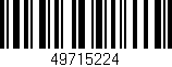 Código de barras (EAN, GTIN, SKU, ISBN): '49715224'