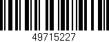 Código de barras (EAN, GTIN, SKU, ISBN): '49715227'