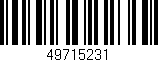 Código de barras (EAN, GTIN, SKU, ISBN): '49715231'