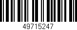 Código de barras (EAN, GTIN, SKU, ISBN): '49715247'