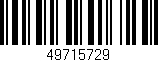 Código de barras (EAN, GTIN, SKU, ISBN): '49715729'