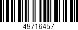 Código de barras (EAN, GTIN, SKU, ISBN): '49716457'