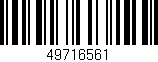 Código de barras (EAN, GTIN, SKU, ISBN): '49716561'