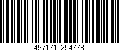 Código de barras (EAN, GTIN, SKU, ISBN): '4971710254778'