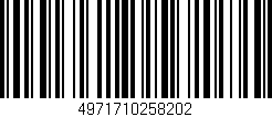 Código de barras (EAN, GTIN, SKU, ISBN): '4971710258202'