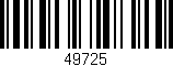 Código de barras (EAN, GTIN, SKU, ISBN): '49725'