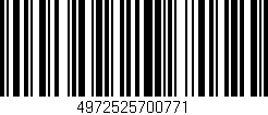 Código de barras (EAN, GTIN, SKU, ISBN): '4972525700771'