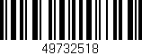 Código de barras (EAN, GTIN, SKU, ISBN): '49732518'