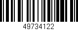 Código de barras (EAN, GTIN, SKU, ISBN): '49734122'