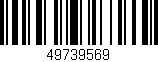 Código de barras (EAN, GTIN, SKU, ISBN): '49739569'