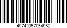 Código de barras (EAN, GTIN, SKU, ISBN): '49743057054952'