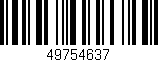 Código de barras (EAN, GTIN, SKU, ISBN): '49754637'