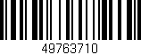 Código de barras (EAN, GTIN, SKU, ISBN): '49763710'